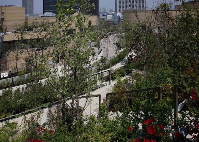 Les terrasses végétalisées de Parks Garden - © Namba Parks